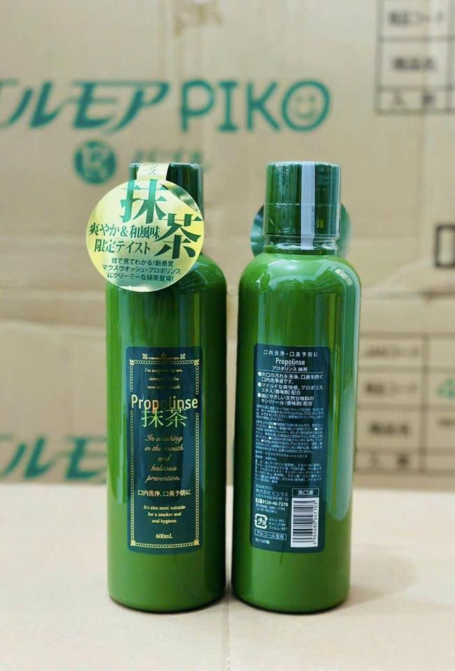 Nước Súc Miệng Propolinse Trà Xanh 600ml - Màu xanh-duoc-ban-tai-Mẹ Sóc Shop - Hàng Nhật Nội Địa
