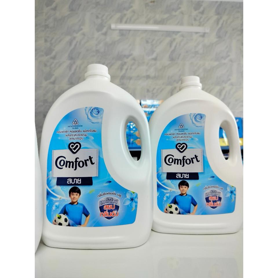 Nước Xả Comfort Thái 5 in 1 (Màu xanh) Can 2800ml-duoc-ban-tai-MẸ SÓC SHOP - Hàng Nhật Nội Địa