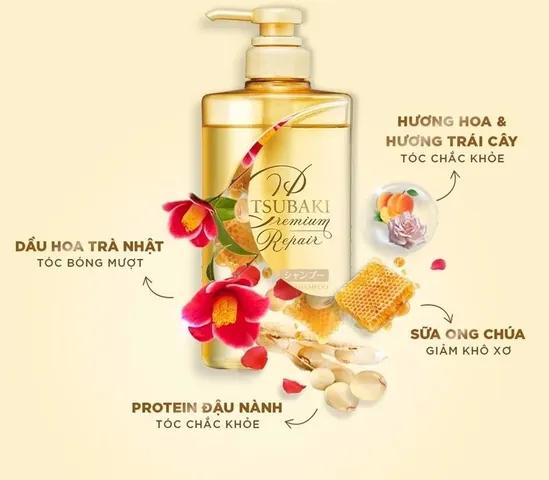 Bộ Gội Xả Tsubaki Phục Hồi Hư Tổn & Ngăn Ngừa Rụng Tóc 490ml (màu vàng)-duoc-ban-tai-Mẹ Sóc Shop - Hàng Nhật Nội Địa