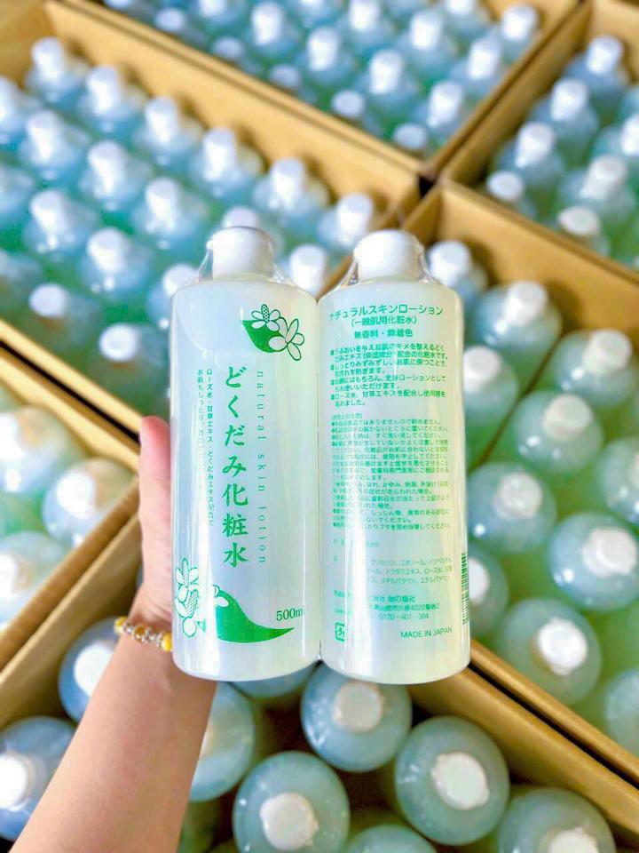 Nước Hoa Hồng Diếp Cá Dokudami Natural Skin Lotion 500ml-duoc-ban-tai-Mẹ Sóc Shop - Hàng Nhật Nội Địa