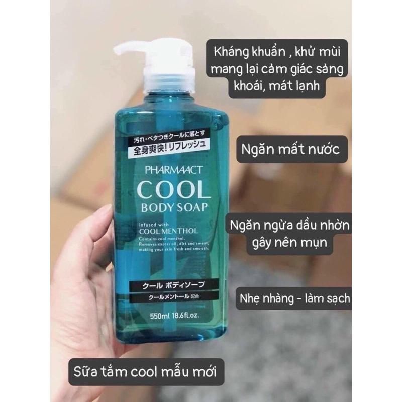 Sữa Tắm Nam Cao Cấp Pharmaact Tonic Nhật Bản 600ml-duoc-ban-tai-Mẹ Sóc Shop - Hàng Nhật Nội Địa