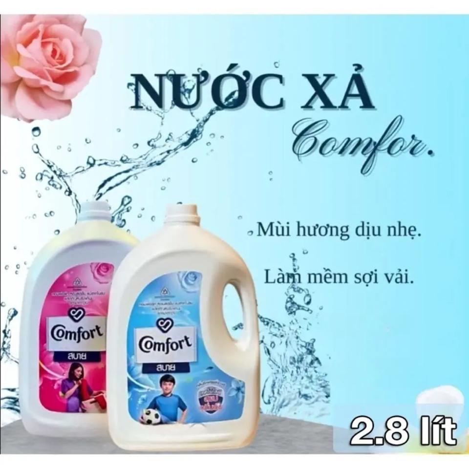 Nước Xả Comfort Thái 5 in 1 (Màu xanh) Can 2800ml-duoc-ban-tai-MẸ SÓC SHOP - Hàng Nhật Nội Địa