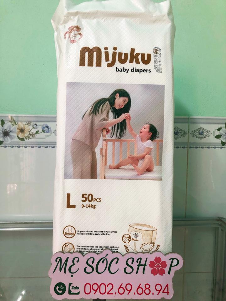 Tã - Bỉm Mijuku Quần L (9-14kg) - 50 miếng-duoc-ban-tai-Mẹ Sóc Shop - Hàng Nhật Nội Địa