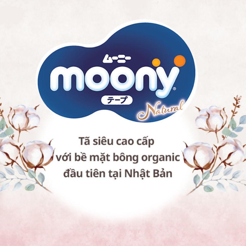 Tã/Bỉm Moony Natural NB Dán (62) Nội Địa Nhật -duoc-ban-tai-Mẹ Sóc Shop - Hàng Nhật Nội Địa