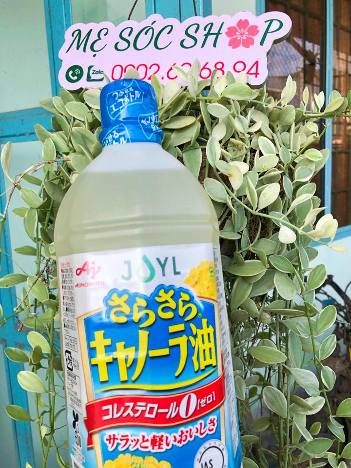Dầu Ăn Hoa Cải Ajinomoto 1L Nội Địa Nhật-duoc-ban-tai-Mẹ Sóc Shop - Hàng Nhật Nội Địa