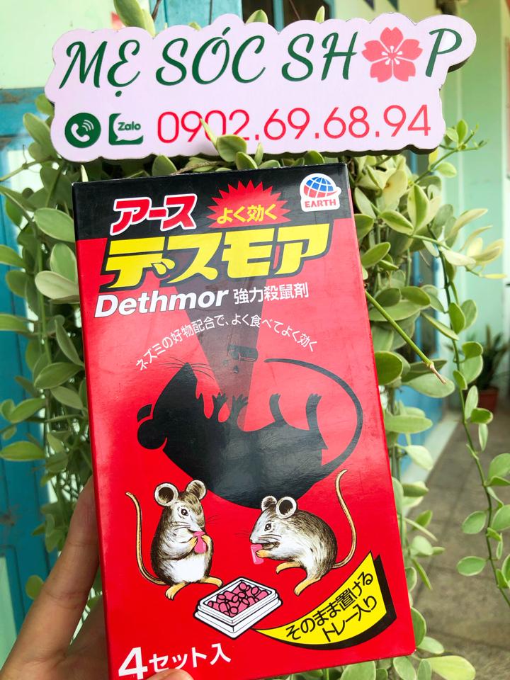 Thuốc Diệt Chuột Dethmor Nhật Bản (Lẻ 1 vỉ) -duoc-ban-tai-Mẹ Sóc Shop - Hàng Nhật Nội Địa
