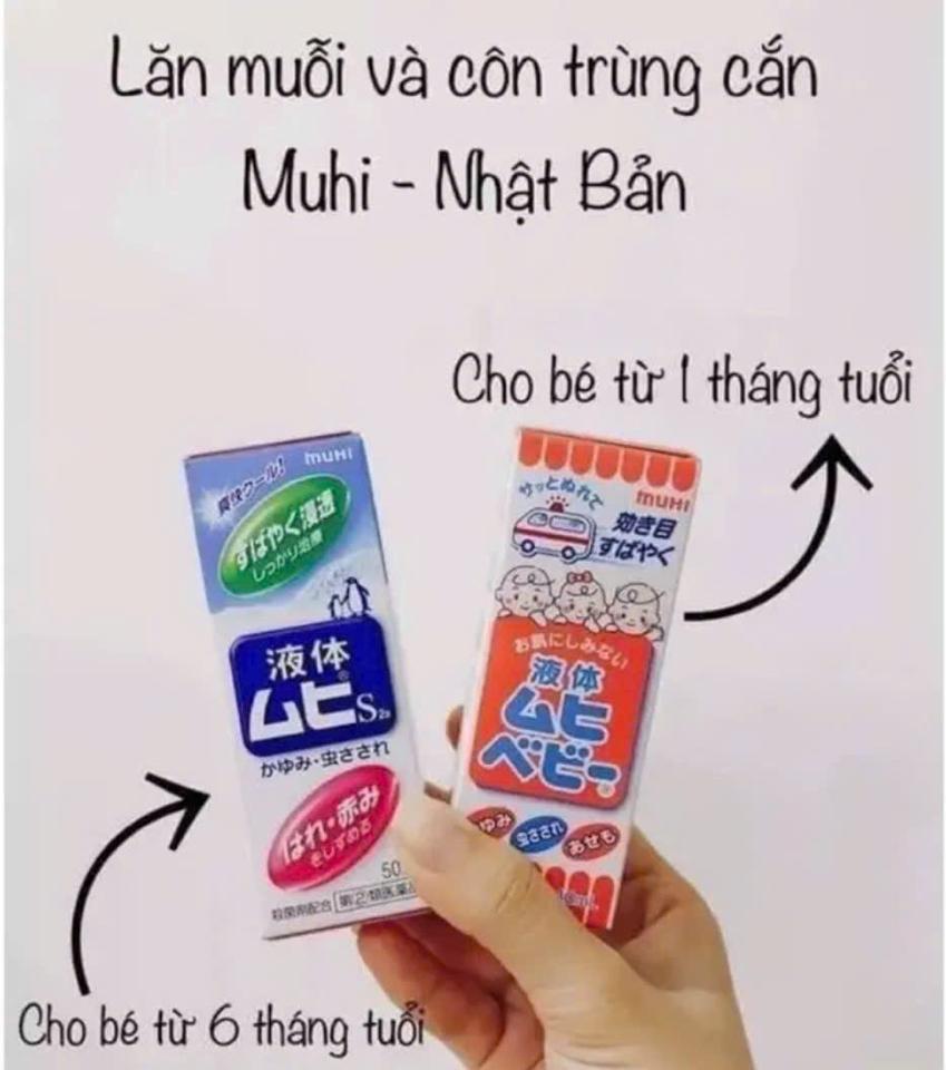 Lăn Bôi Trị Muỗi Đốt Muhi 40ml (Màu hồng - bé sơ sinh)-duoc-ban-tai-Mẹ Sóc Shop - Hàng Nhật Nội Địa