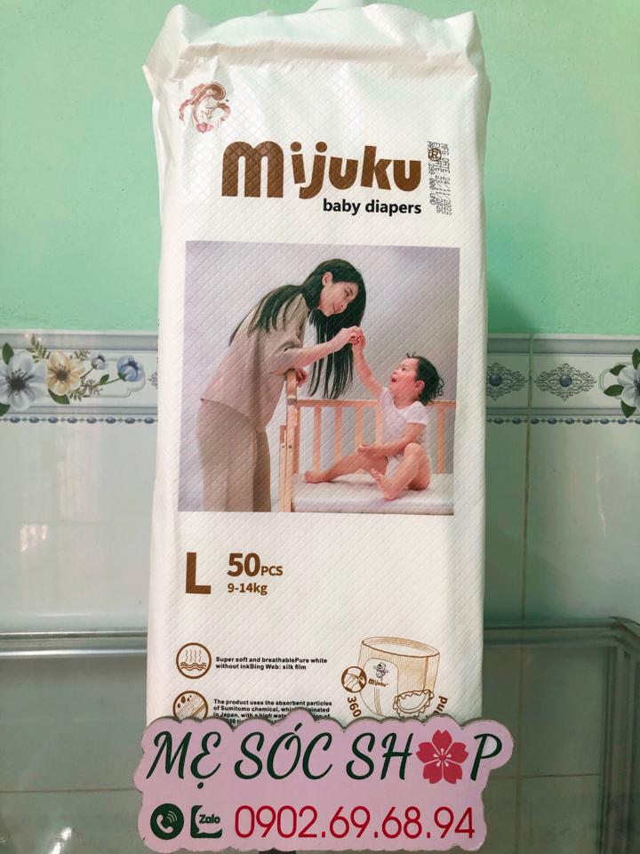 Tã - Bỉm Mijuku Quần L (9-14kg) - 50 miếng-duoc-ban-tai-Mẹ Sóc Shop - Hàng Nhật Nội Địa