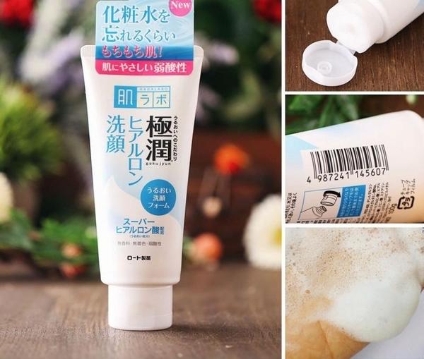 Sữa Rửa Mặt HADALABO Gokujyun (Dưỡng ẩm) tuýp 100g-duoc-ban-tai-Mẹ Sóc Shop - Hàng Nhật Nội Địa