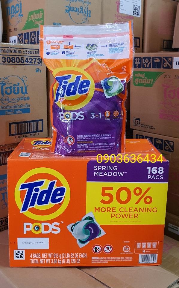 Viên giặt Tide túi 42 viên -duoc-ban-tai-Tạp hóa Thủy xinh