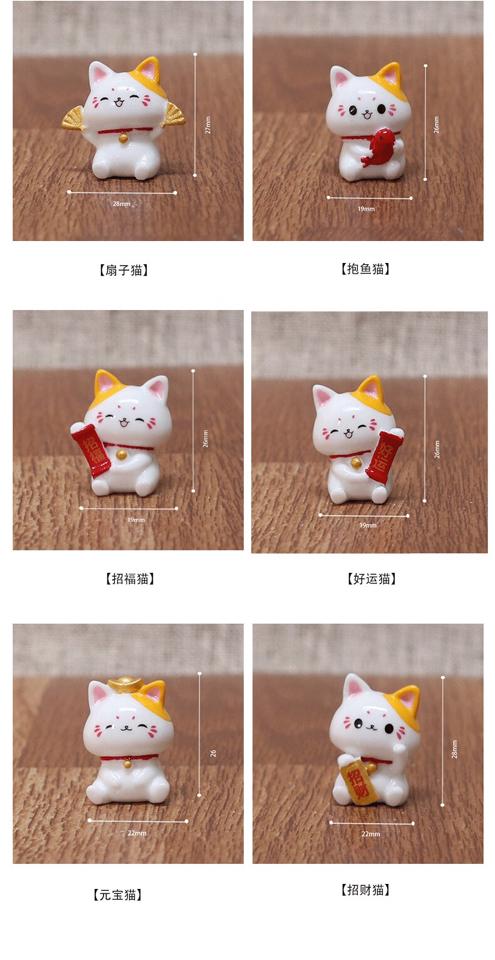 Mèo may mắn mini 2.6cm-duoc-ban-tai-Thanh Lee Nguyễn( phụ kiện tiểu cảnh).
