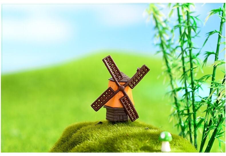 Cối xay gió nhiều màu 4.1x4.3cm-duoc-ban-tai-Thanh Lee Nguyễn( phụ kiện tiểu cảnh).