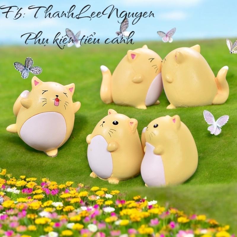 Mèo béo tinh nghịch-duoc-ban-tai-Thanh Lee Nguyễn( phụ kiện tiểu cảnh).