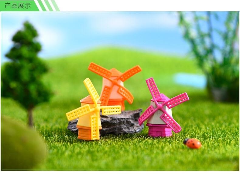 Cối xay gió nhiều màu 4.1x4.3cm-duoc-ban-tai-Thanh Lee Nguyễn( phụ kiện tiểu cảnh).