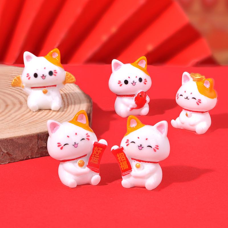 Mèo may mắn mini 2.6cm-duoc-ban-tai-Thanh Lee Nguyễn( phụ kiện tiểu cảnh).