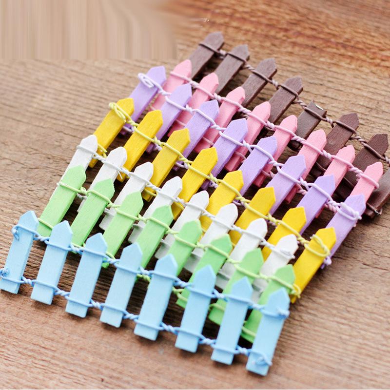 Hàng rào gỗ nhiều màu 💝 ( 9.5x3cm)-duoc-ban-tai-Thanh Lee Nguyễn( phụ kiện tiểu cảnh).