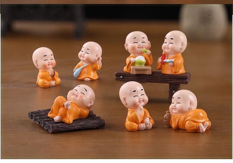 Bộ 7 chú tiểu mini-duoc-ban-tai-Thanh Lee Nguyễn( phụ kiện tiểu cảnh).