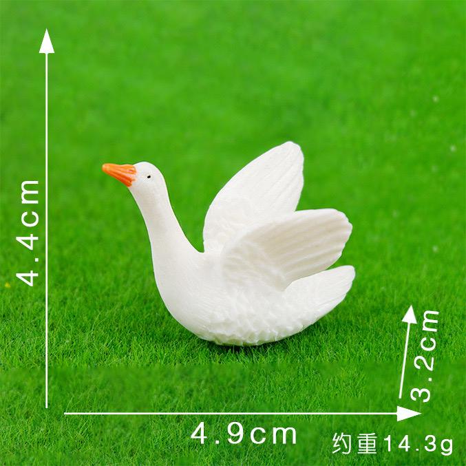 Ngỗng trắng 3.3x4.8cm-duoc-ban-tai-Thanh Lee Nguyễn( phụ kiện tiểu cảnh).