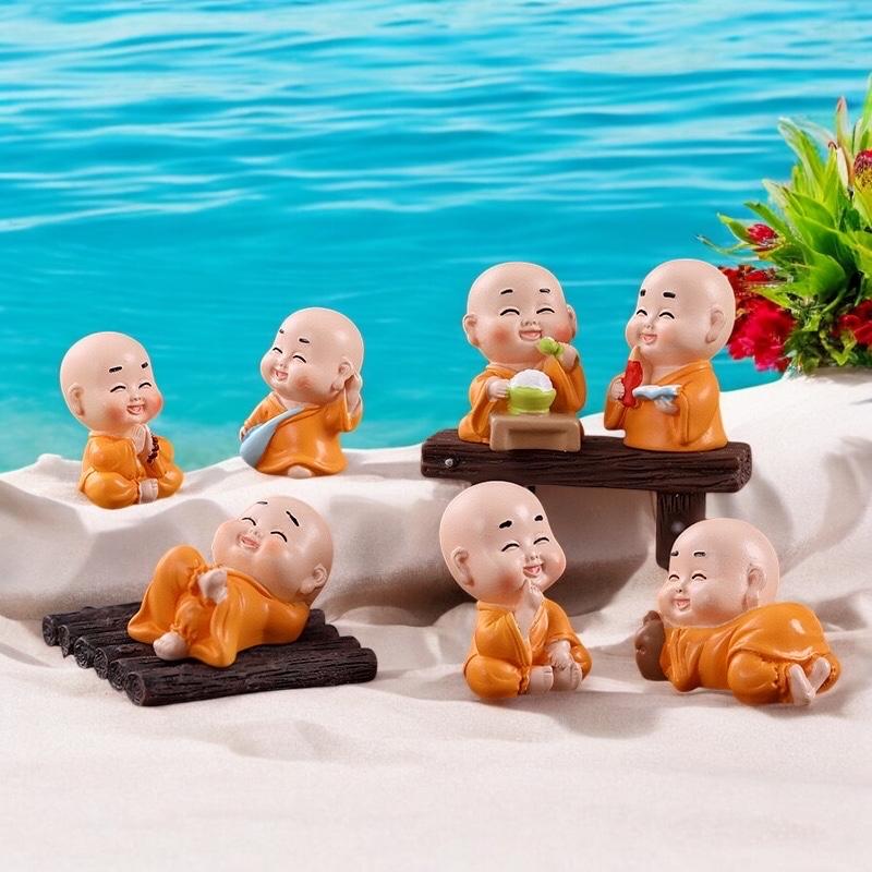 Bộ 7 chú tiểu mini-duoc-ban-tai-Thanh Lee Nguyễn( phụ kiện tiểu cảnh).