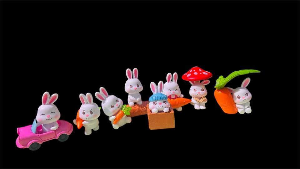Bộ Thỏ 8 mẫu sáng tạo dễ thương-duoc-ban-tai-Thanh Lee Nguyễn( phụ kiện tiểu cảnh).