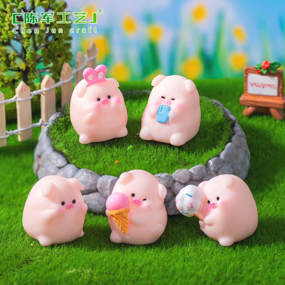 Bé heo ú 2.5cm-duoc-ban-tai-Thanh Lee Nguyễn( phụ kiện tiểu cảnh).