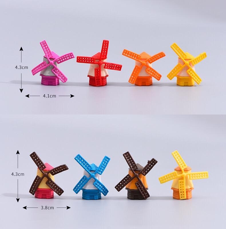 Cối xay gió nhiều màu 4.1x4.3cm-duoc-ban-tai-Thanh Lee Nguyễn( phụ kiện tiểu cảnh).