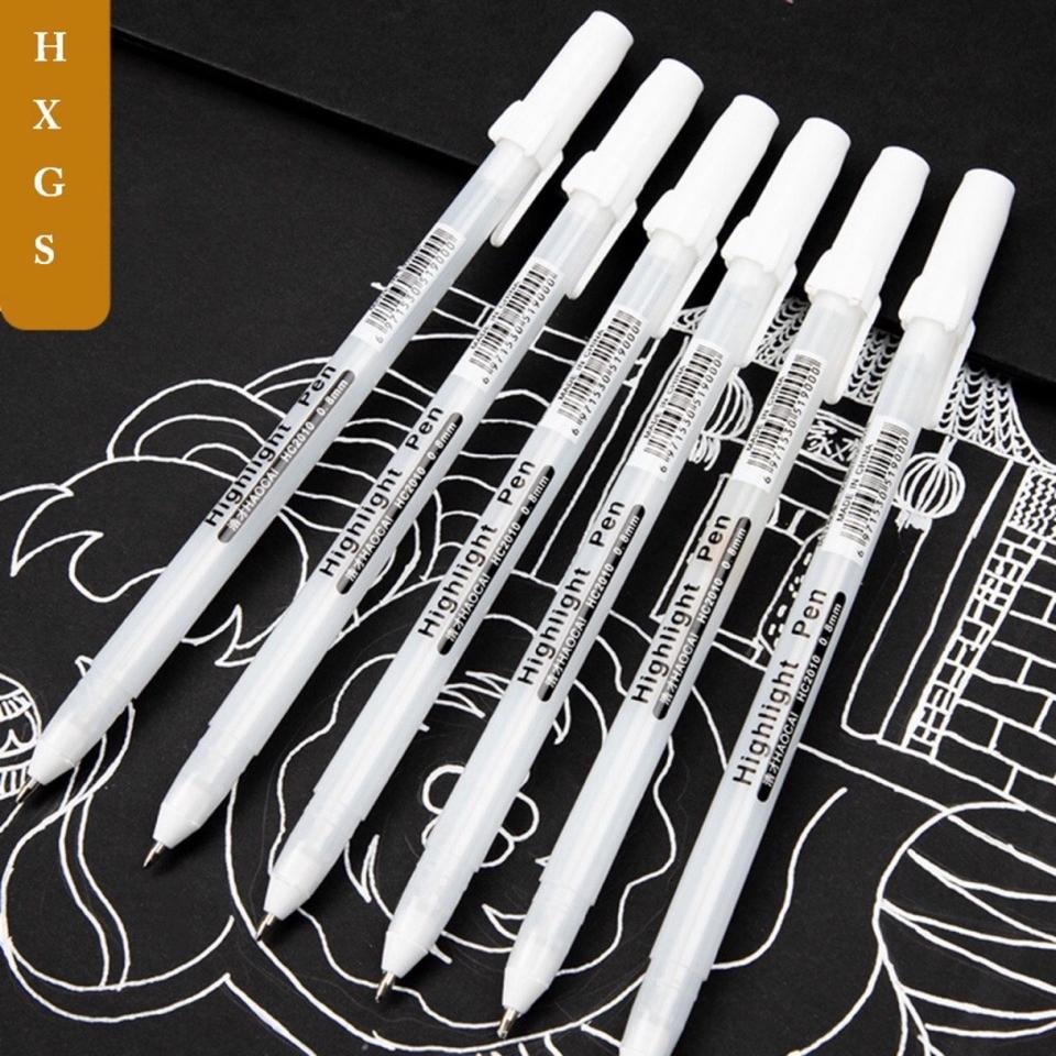 Bút gel trắng ghi bảng tên-duoc-ban-tai-Thanh Lee Nguyễn( phụ kiện tiểu cảnh).