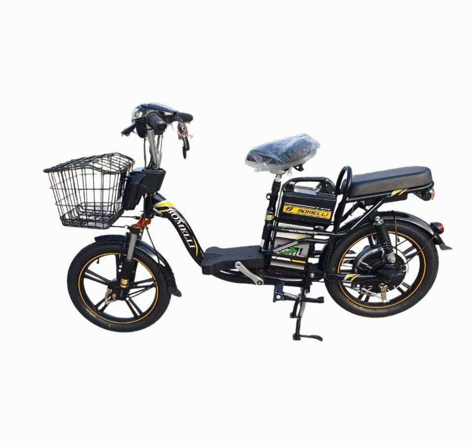 Xe đạp điện Bomeli 18 nhún đen-duoc-ban-tai-Xe Điện Nhã Anh 2