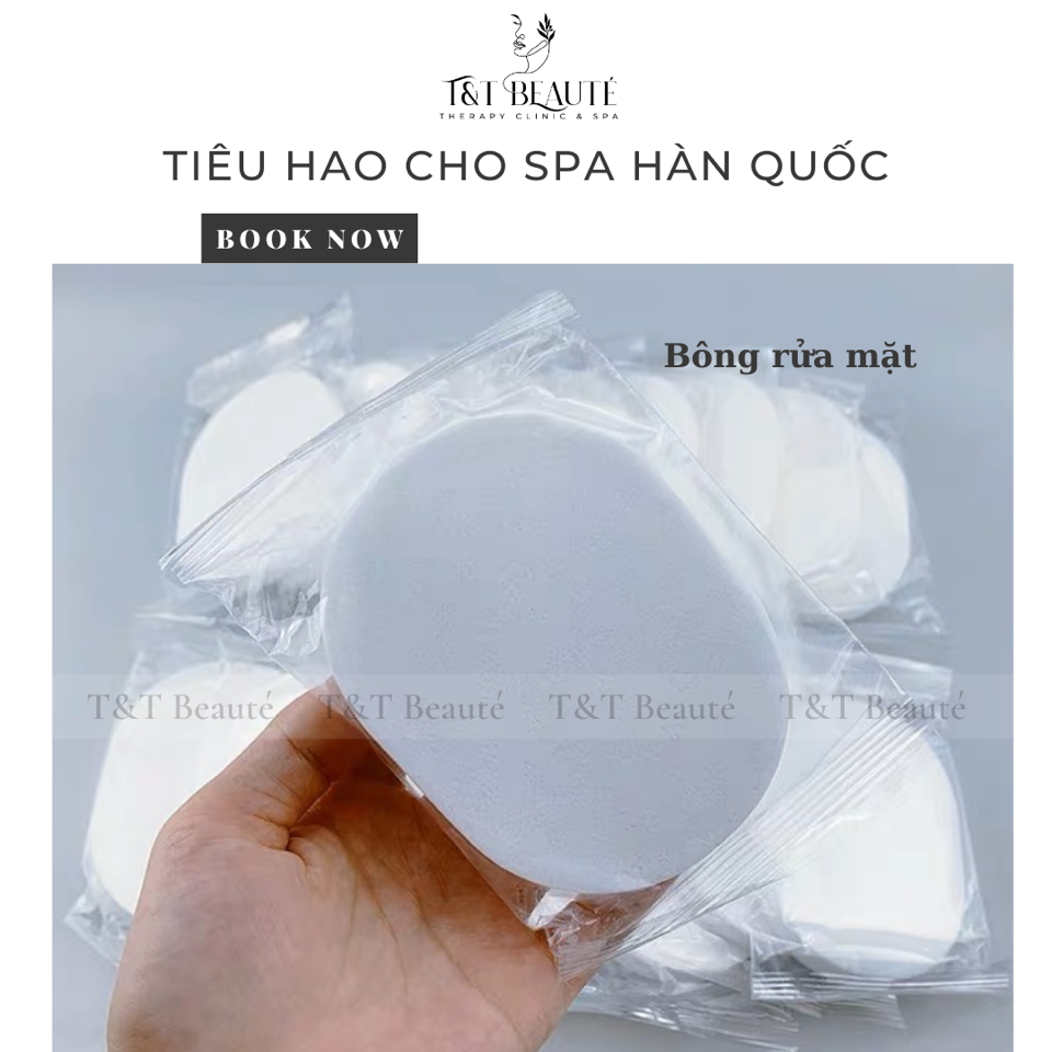 Mút rửa mặt Hàn quốc - trắng-duoc-ban-tai-T&T Beauté
