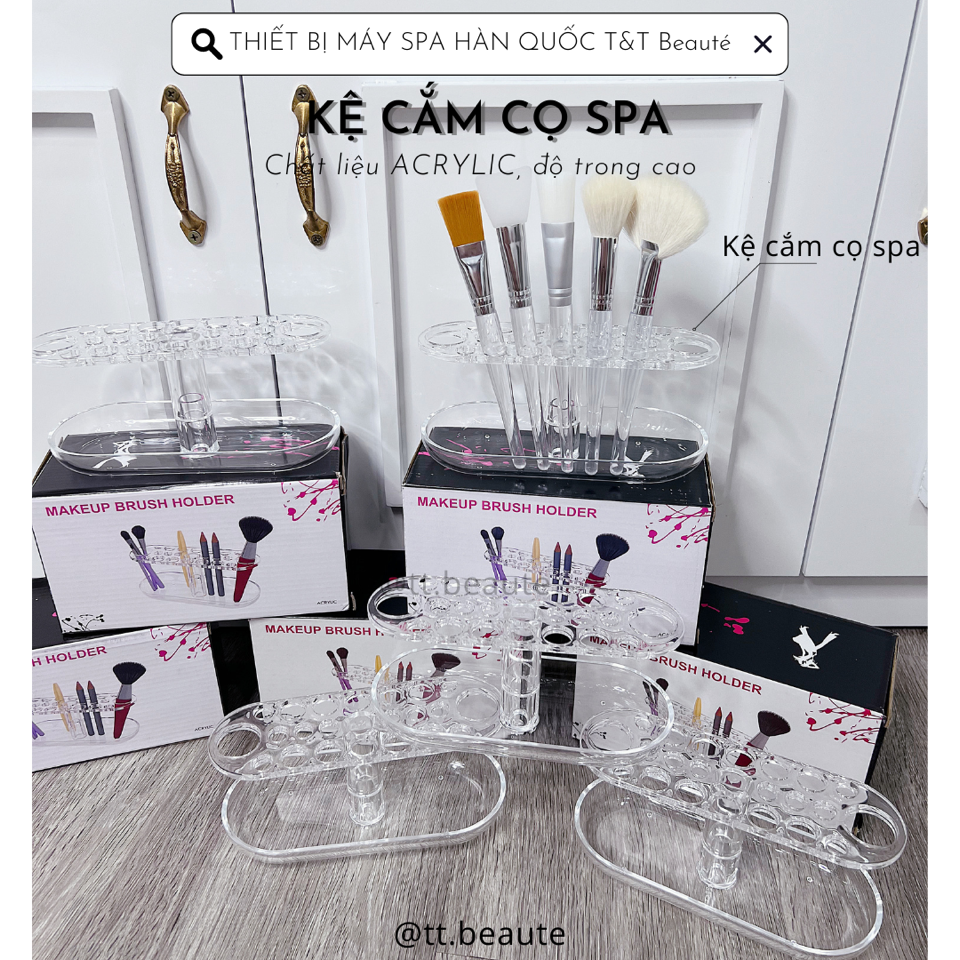 Kệ cắm cọ spa-duoc-ban-tai-T&T Beauté