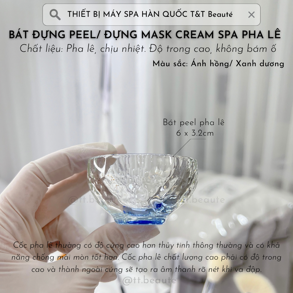 Chén peel pha lê màu-duoc-ban-tai-T&T Beauté