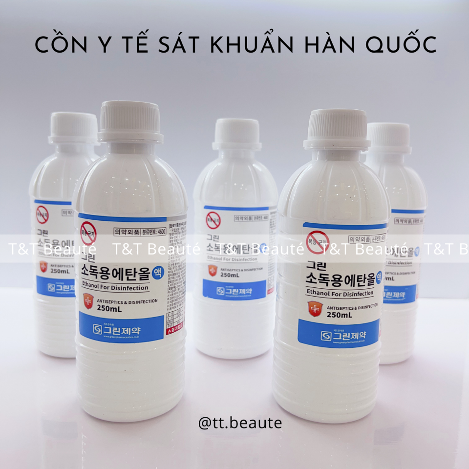 Cồn trắng sát khuẩn Hàn Quốc 250ml-duoc-ban-tai-T&T Beauté