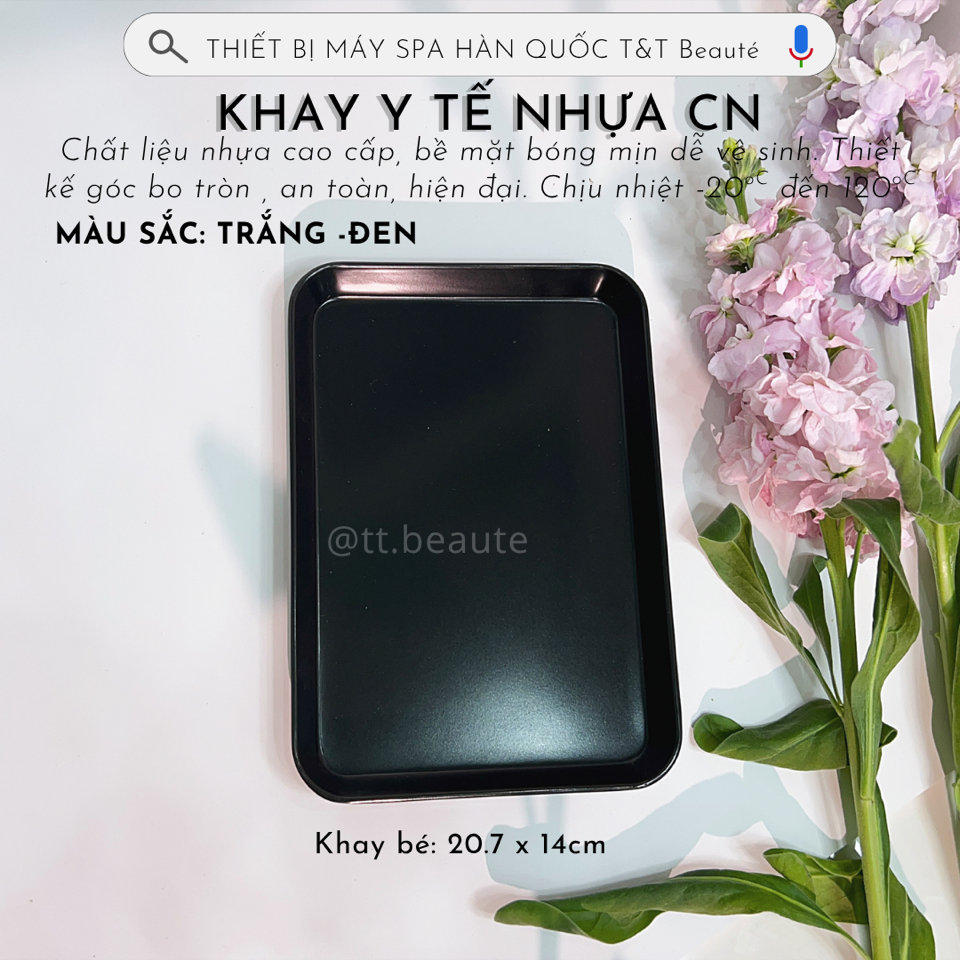 Khay y tế nhựa trắng T2-duoc-ban-tai-T&T Beauté