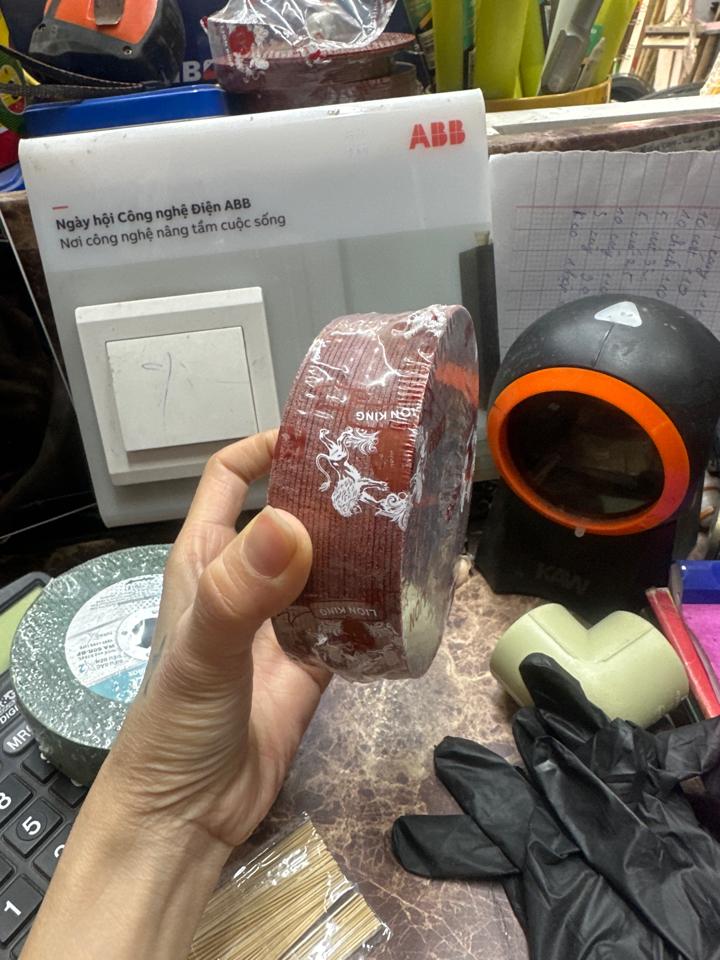 Đá cắt sắt 100 màu đỏ(50v/h)-duoc-ban-tai-ĐẠI LÝ ĐIỆN NƯỚC VIỄN NHUNG