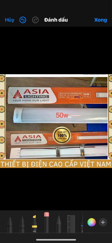 Bóng không 1m2 50w asi(30/thùng)-duoc-ban-tai-ĐẠI LÝ ĐIỆN NƯỚC VIỄN NHUNG