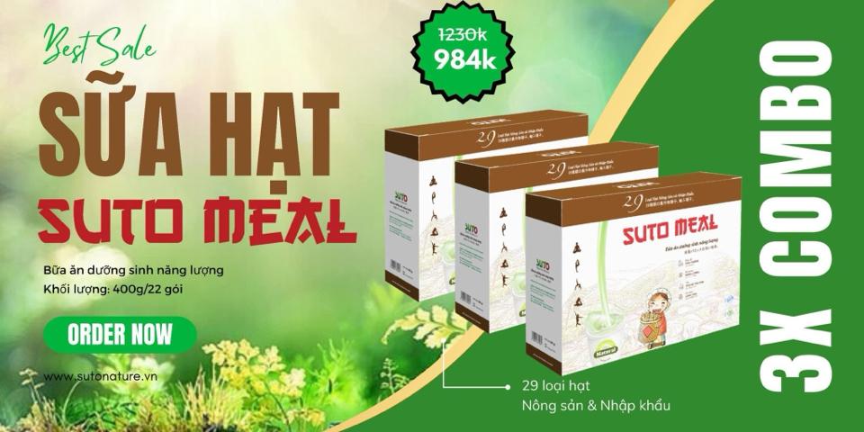 BỮA ĂN DƯỠNG SINH SUTO MEAL - DẠNG GÓI-duoc-ban-tai-Vũ Chung
