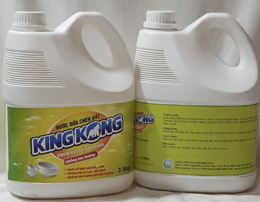 Nước rửa bát hữu cơ KINGKONG 3kg-duoc-ban-tai-Tổng kho tẩy rửa KINGKONG, Ailla, Drc, Dr. Natro,…và các sp khác