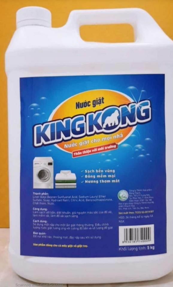 Nước giặt xả  KINGKONG  G1 lưu hương-duoc-ban-tai-Tổng kho tẩy rửa KINGKONG, Ailla, Drc, Dr. Natro,…và các sp khác
