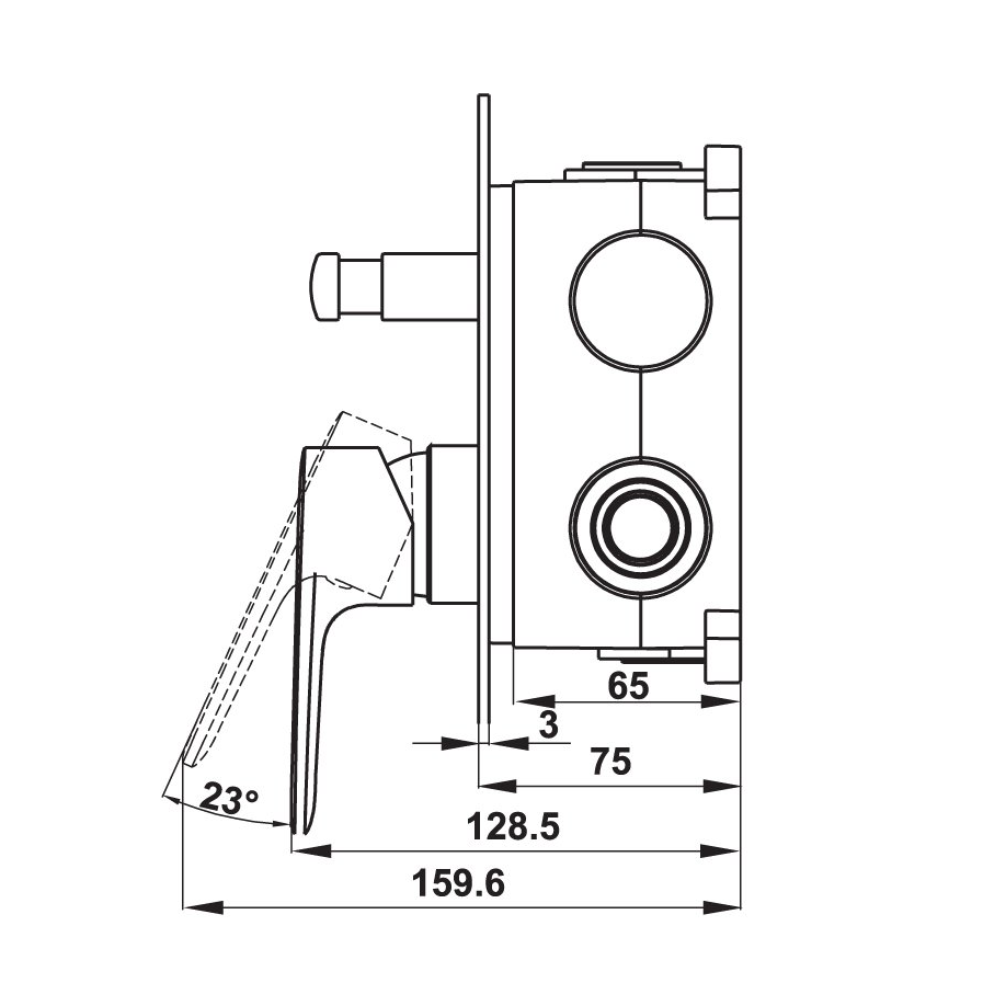 Bộ trộn âm 2 đường nước Kobe màu đen 589.15.037 (Hàng Giảm Giá)-duoc-ban-tai-CÔNG TY TNHH TM-DV 462