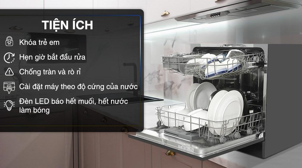 Máy Rửa Chén Bát Độc Lập 8-10 bộ Hafele - HDW-T5531B 538.21.350 (New)-duoc-ban-tai-CÔNG TY TNHH TM-DV 462
