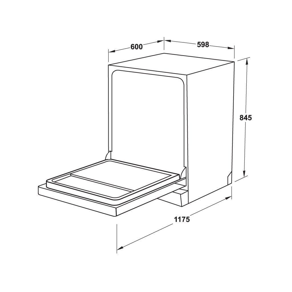 Máy Rửa Chén Độc Lập Hafele HDW-F60EB 538.21.310 (Hàng trưng bày)-duoc-ban-tai-CÔNG TY TNHH TM-DV 462