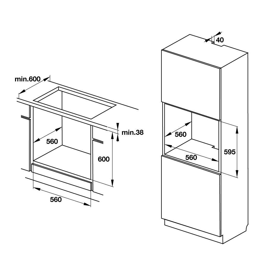 Lò Nướng Âm Tủ HAFELE HO-T60D 534.05.561 (Hàng trưng bày)-duoc-ban-tai-CÔNG TY TNHH TM-DV 462