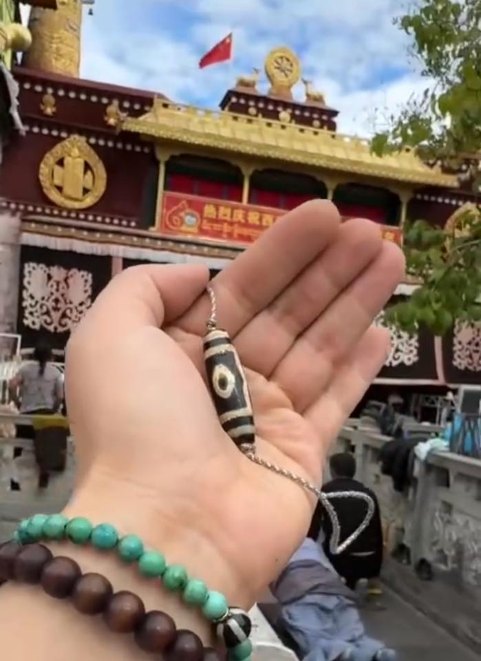 Dzi 3 Mắt phượng sưu tầm 1 ( Kèm video gia trì )-duoc-ban-tai-Dzi Trâm Lê