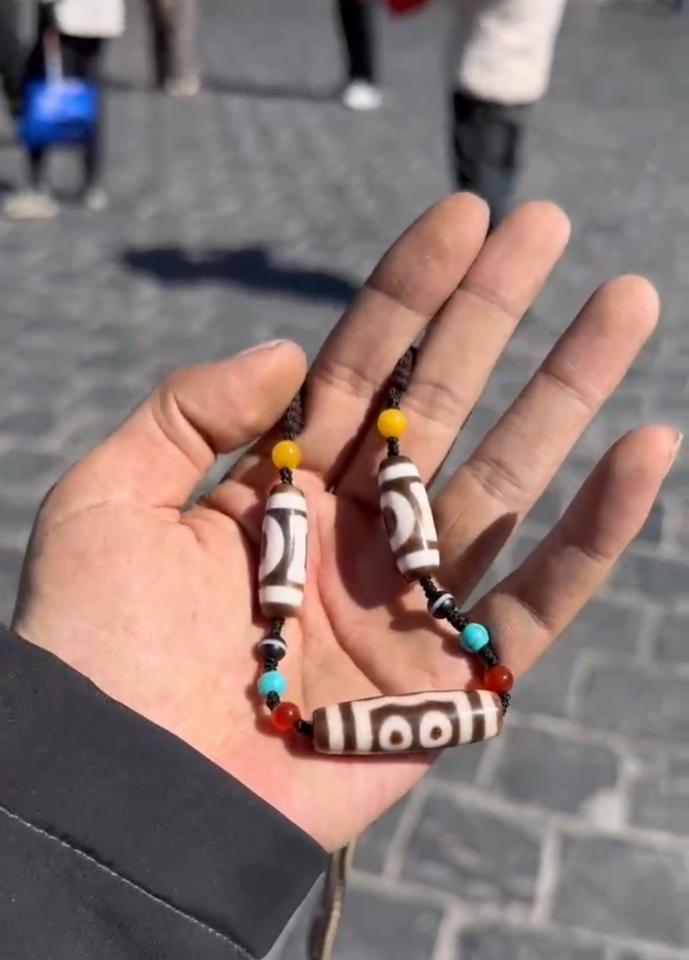 Dzi thiên địa TIBET 5-duoc-ban-tai-Dzi Trâm Lê