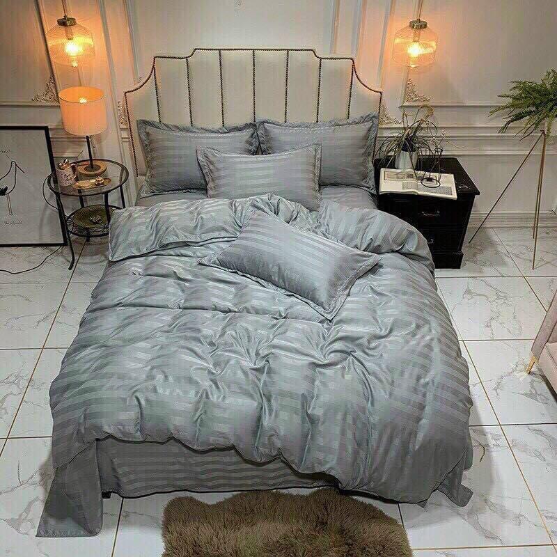Set chăn ga kẻ 3f M6-duoc-ban-tai-Tạp hoá H_T