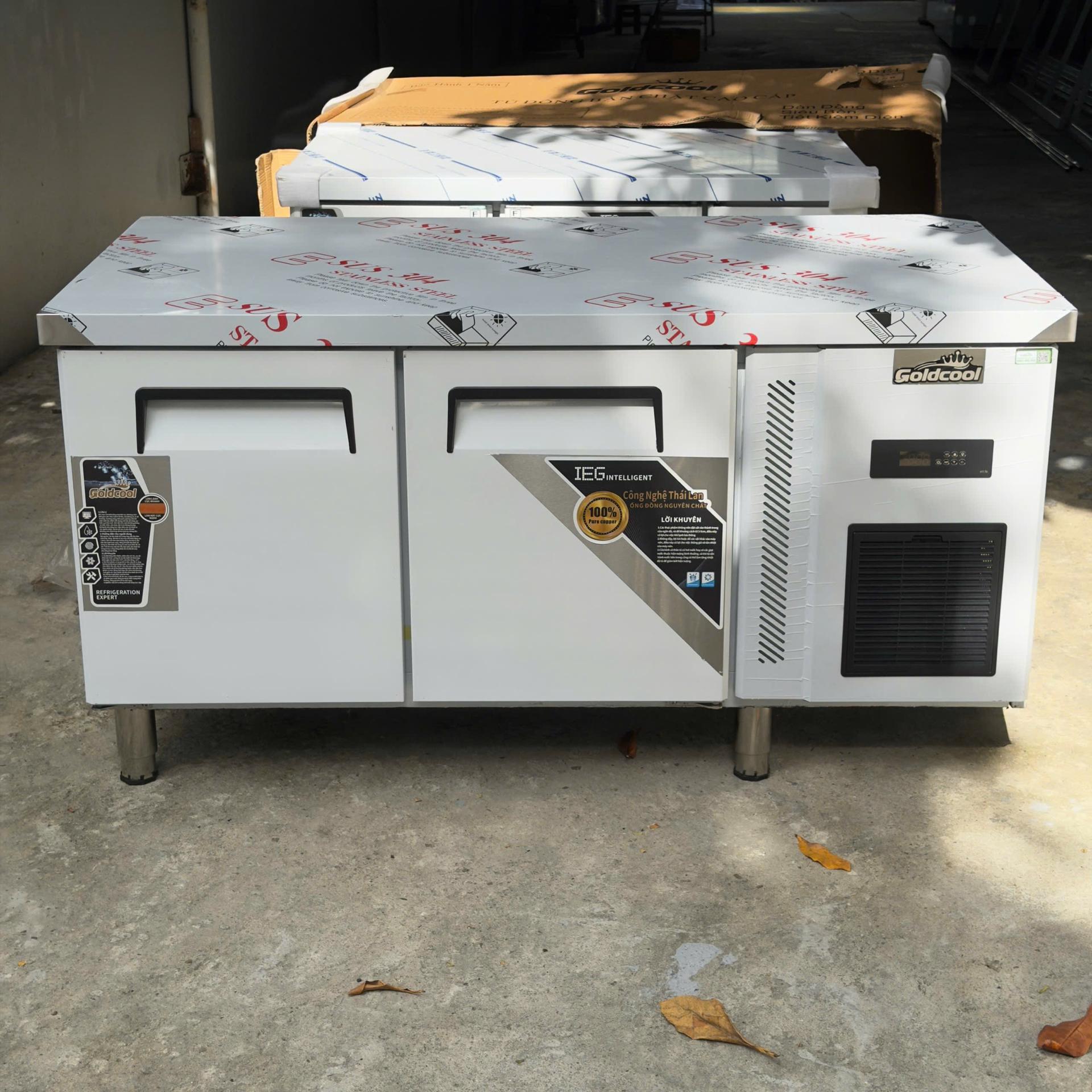 Bàn Lạnh 3 chế độ GoldCool 1m5 (KT: 1500 x 800 x 800mm) - Quạt Gió-duoc-ban-tai-Điện Máy Thiên Gia Hân