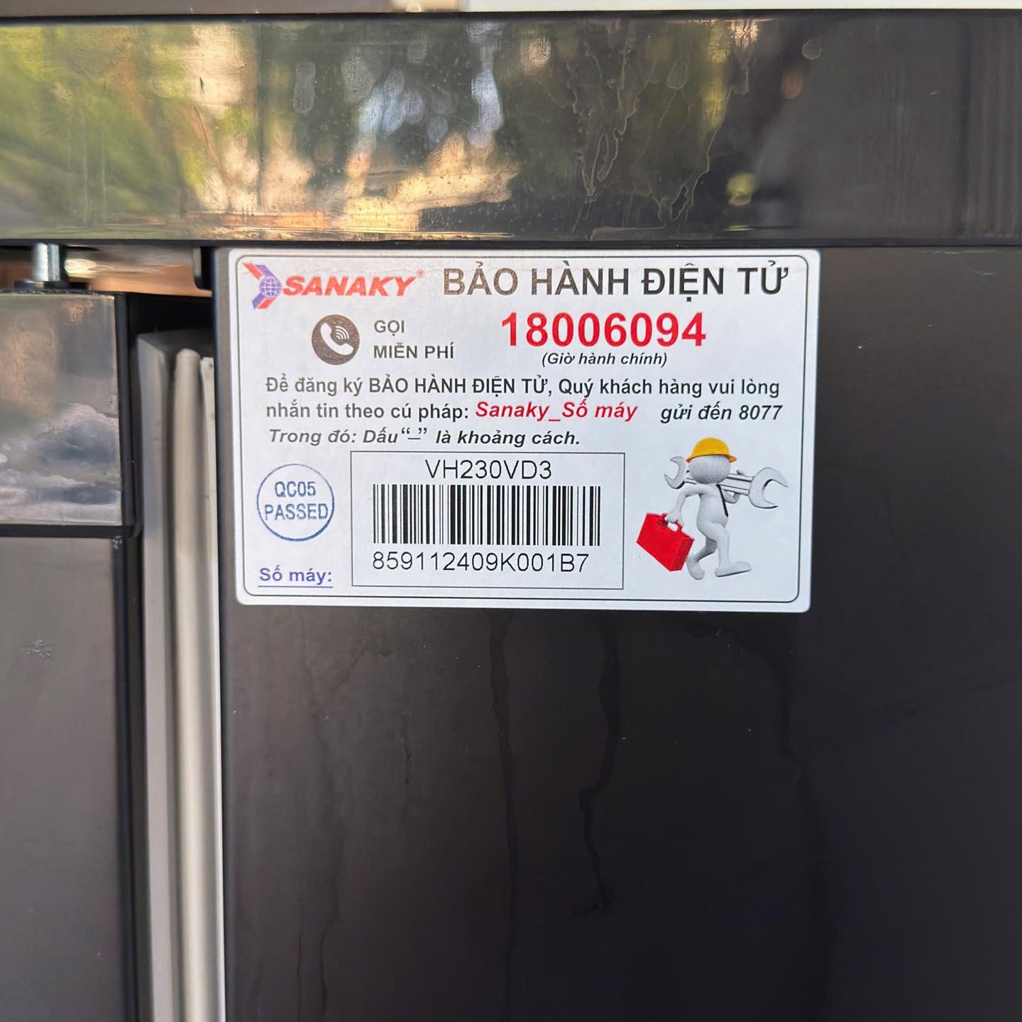 Tủ đông đứng sanaky inverter 7 hộc 230 lít-duoc-ban-tai-Điện Máy Thiên Gia Hân