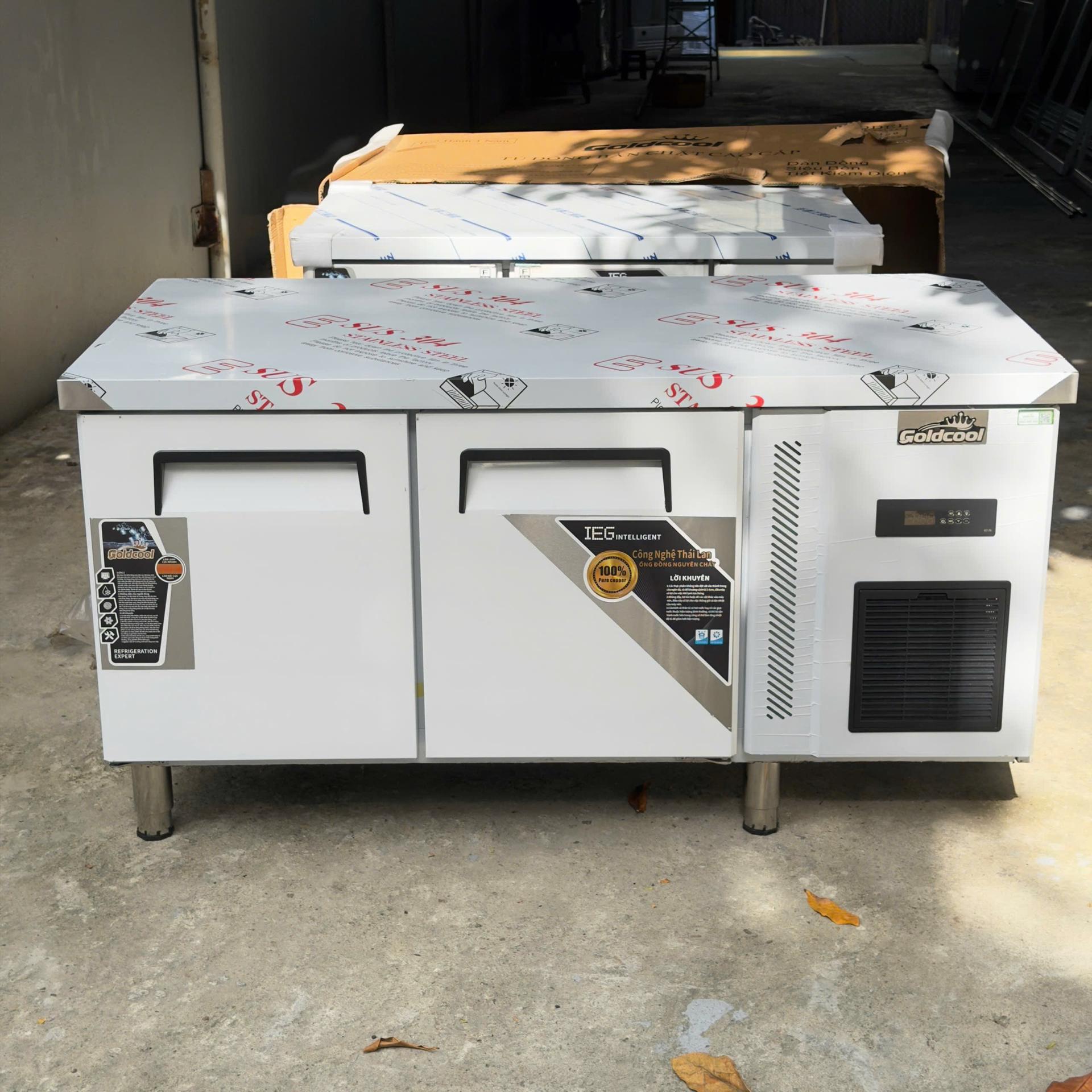 Bàn Lạnh 3 chế độ GoldCool 1m5 (KT: 1500 x 800 x 800mm) - Quạt Gió-duoc-ban-tai-Điện Máy Thiên Gia Hân