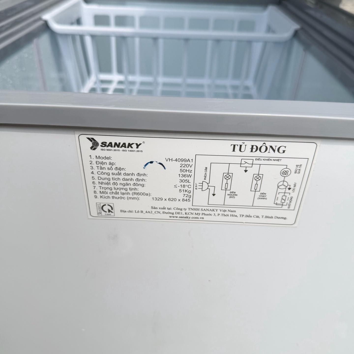 Tủ đông sanaky vh3699w1 qsd-duoc-ban-tai-Điện Máy Thiên Gia Hân