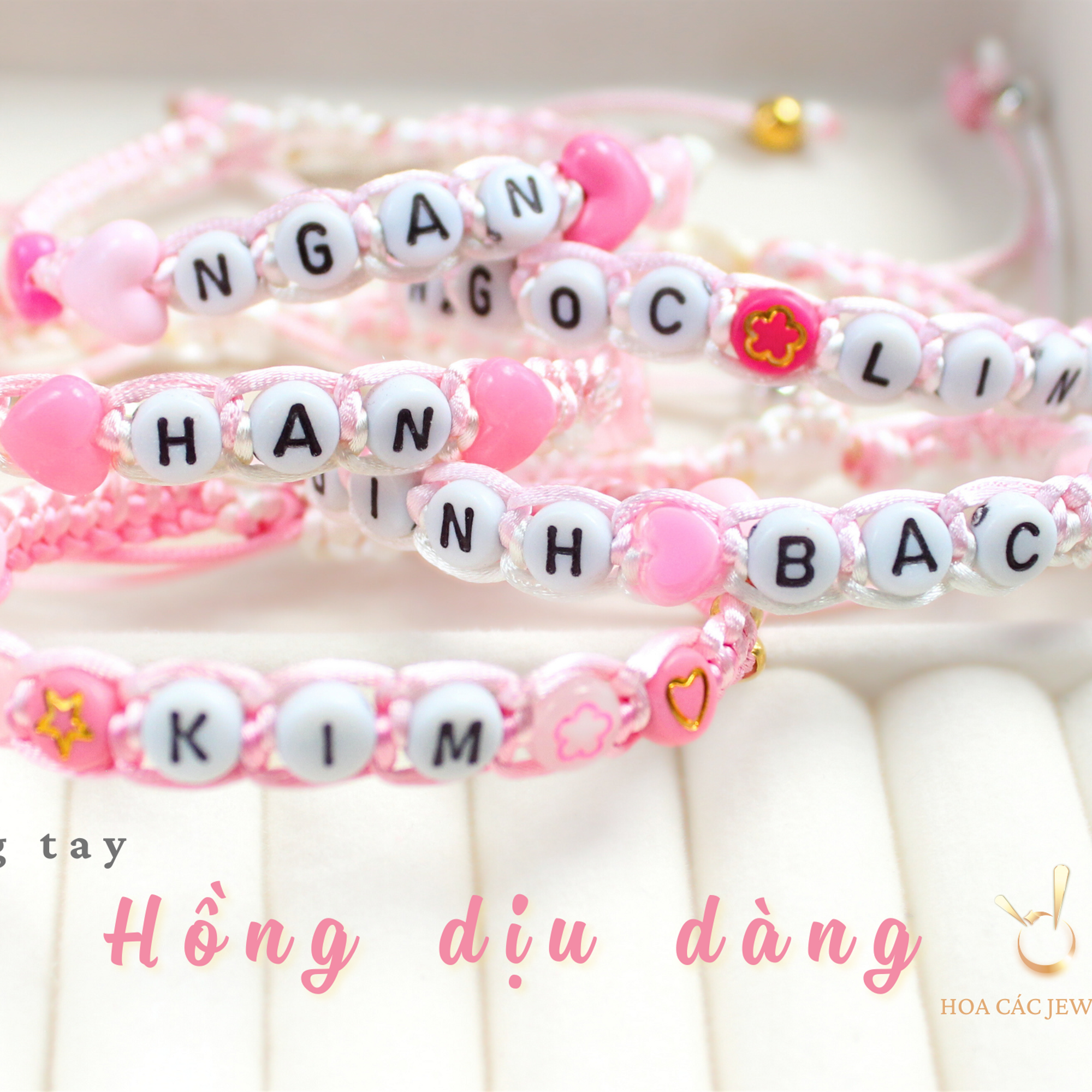[BST HANDMADE] Vòng tay Phối Chữ - mang đậm dấu ấn độc bản-duoc-ban-tai-Hoa Các Colour